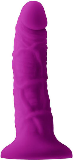 Ns Novelties Colours Pleasures Thin Dildo Realistic Cu Ventuză Violet 13cm