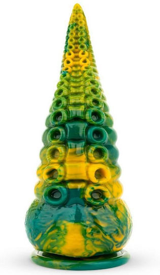 Tentacle Delight Dildo με Βεντούζα Πράσινο 22.4cm