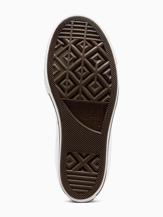 Γυναικεία Flatforms Μποτάκια Λευκό