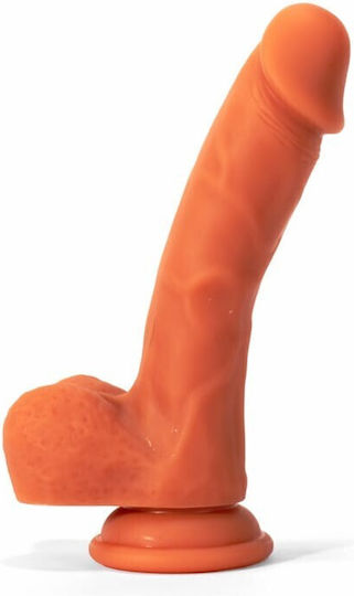 X-Men Dildo Ρεαλιστικό Dildo με Όρχεις και Βεντούζα Φούξια 19cm
