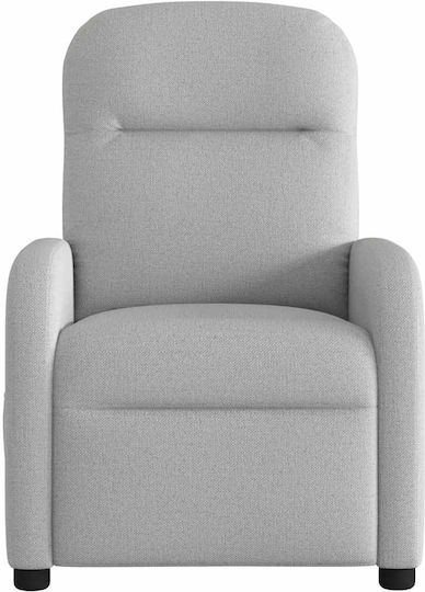 Fotoliu Relax cu Puf Grey Cloud 66x88x95cm