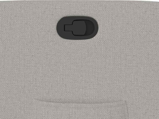 Fotoliu Relax cu Puf Grey Cloud 66x88x95cm
