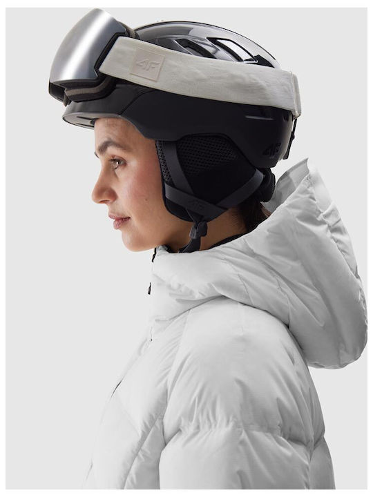 4F 4FWAW24TTJAF716-10S Frauen Jacke aus für Ski & Snowboard Weiß