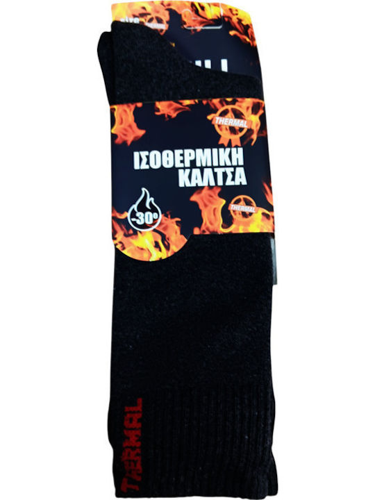 Αφοί Γιαννακόπουλοι Ανδρικές Ισοθερμικές Κάλτσες Μαύρες