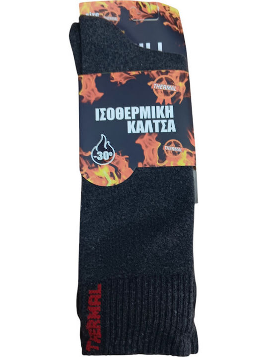 Αφοί Γιαννακόπουλοι Ανδρικές Ισοθερμικές Κάλτσες Μαύρες