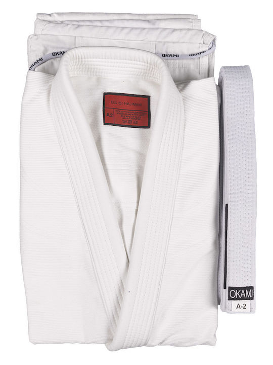 Okami Men's Brazilian Jiu Jitsu Uniform White