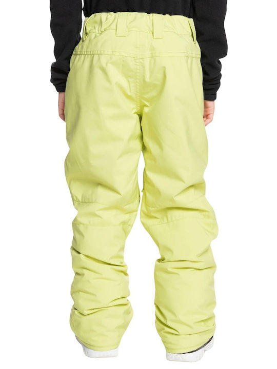 Quiksilver EQBTP03055-GEL0 Kids Trousers for Ski & Snowboard Green