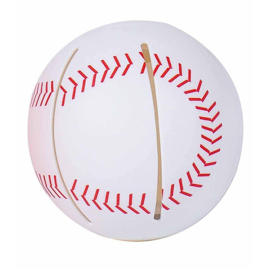 Παιδική Μπάλα Baseball Λευκή 8εκ.