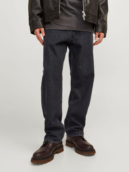 Eddie Herren Jeanshosen Lose Gerade Passform Schwarz
