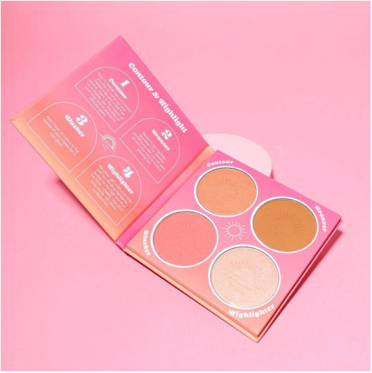 Sunkissed Палитра със Сенки за Очи в Твърда Форма Radiant Lustre 30гр