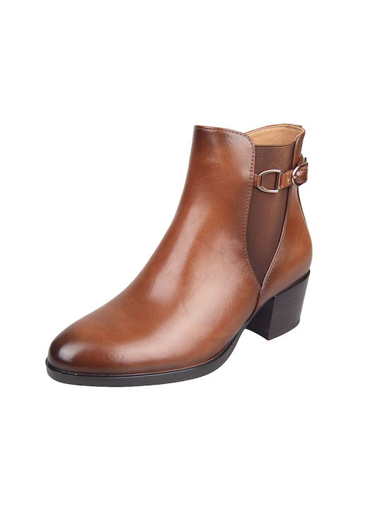 Envie Shoes Ankle Boots Tabac Brown V63-20196-26