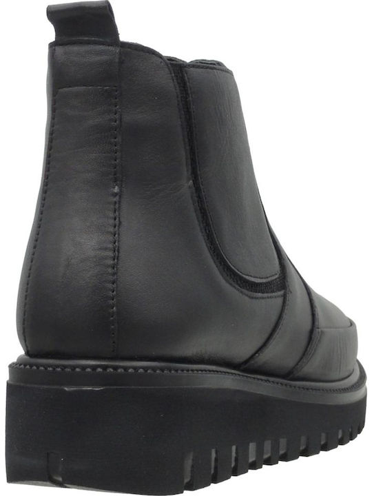 Ghete Dama cu Platformă Negru 15667-negru