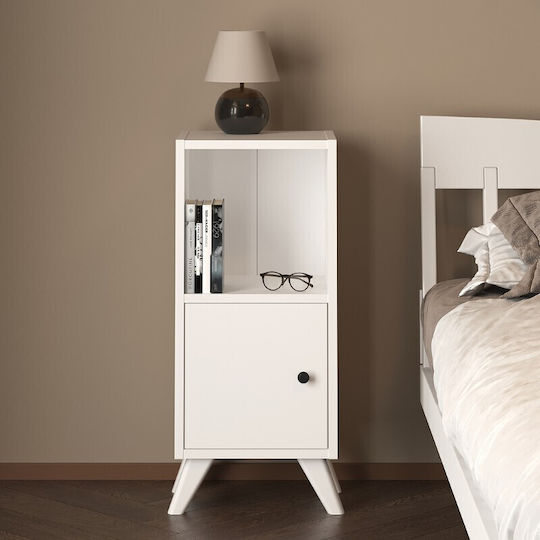 Комод Vira Дървен Бял 34x30x78см