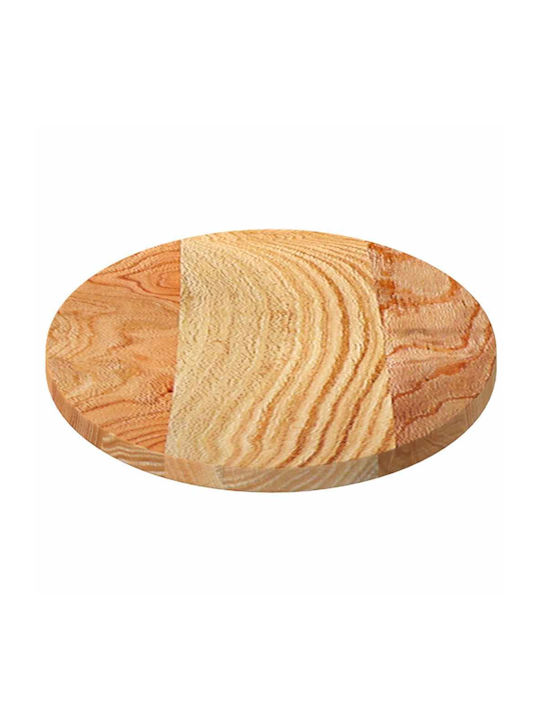 Tischplatte Hellbraun 80x40x2 cm Eichenholz Oval