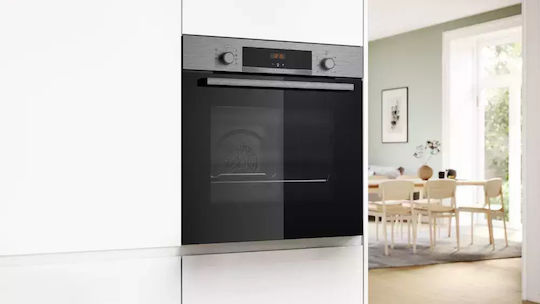 Bosch Φούρνος άνω Πάγκου 71lt χωρίς Εστίες Π59.4εκ. Γκρι