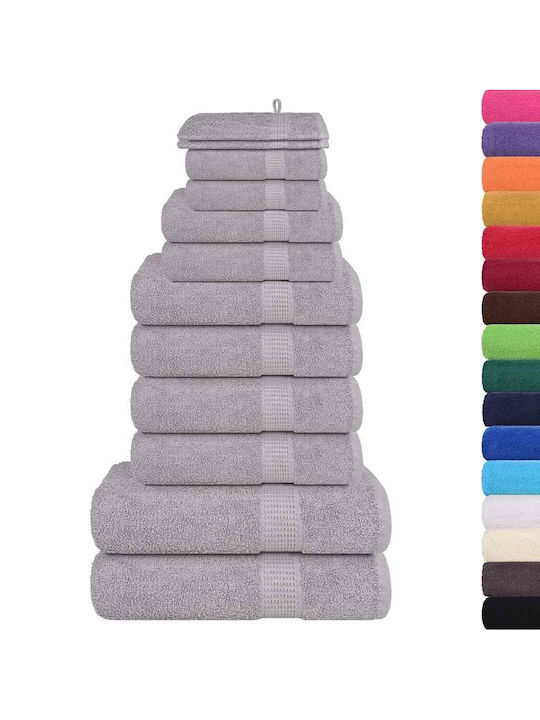 vidaXL Hand Towel Grey