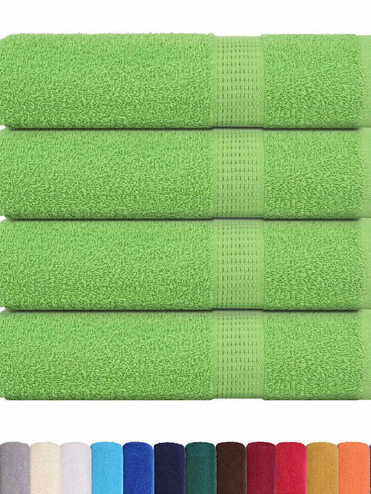 vidaXL Bath Towel 100x150cm. Πράσινο Μήλο