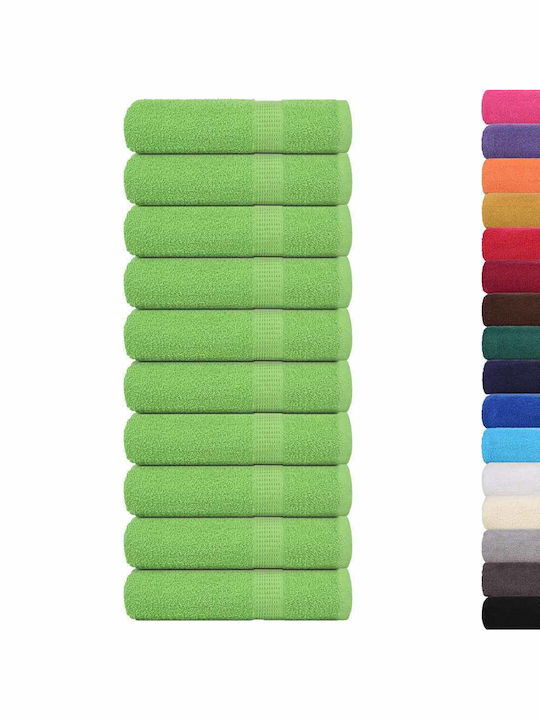 vidaXL Bath Towel 100x150cm. Πράσινο Μήλο