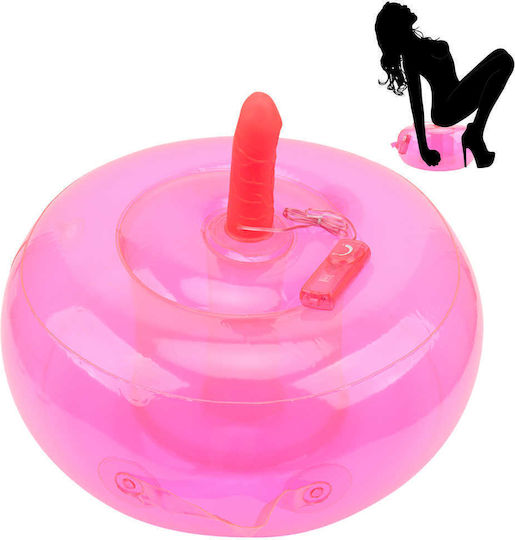 You2Toys Silvia Saint Inflatable Vibrating Chair Sex Furniture in Pink Color