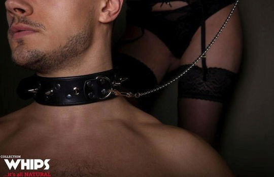 Whips Collections Κολάρο σε Μαύρο Χρώμα