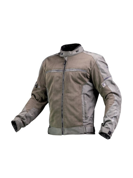 Nordcode Aero-R II Мъжко Мотоциклетно яке Olive Grey