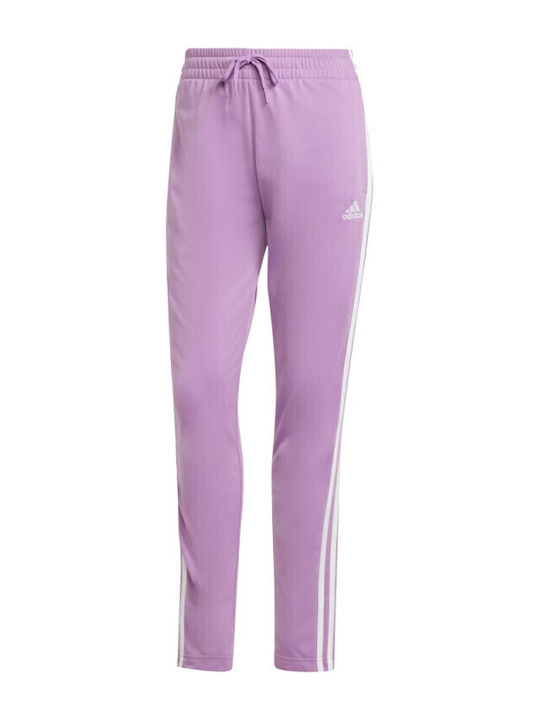 Essentials 3-Stripes Σετ Φόρμας Λιλα