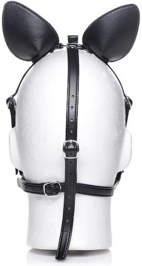 XR Master Series Dark Horse Pony Head Harness Knebel in Schwarz Farbe