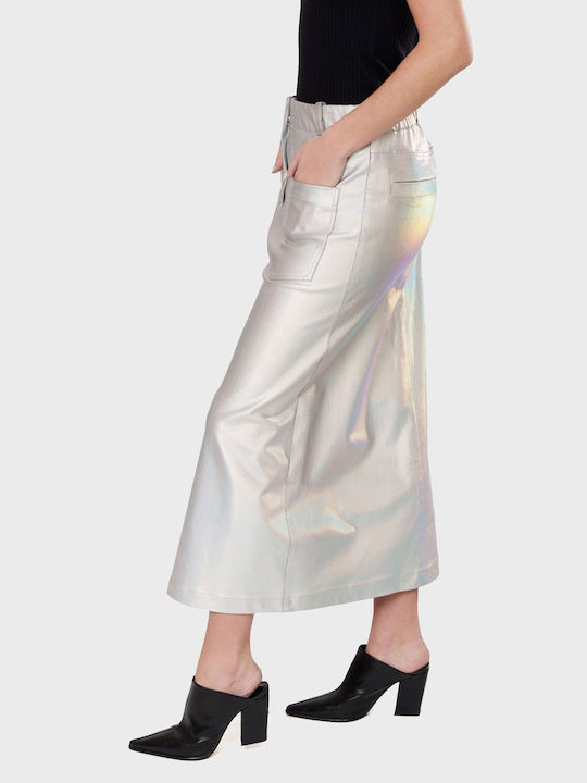 Collectiva Noir Skirt Silver