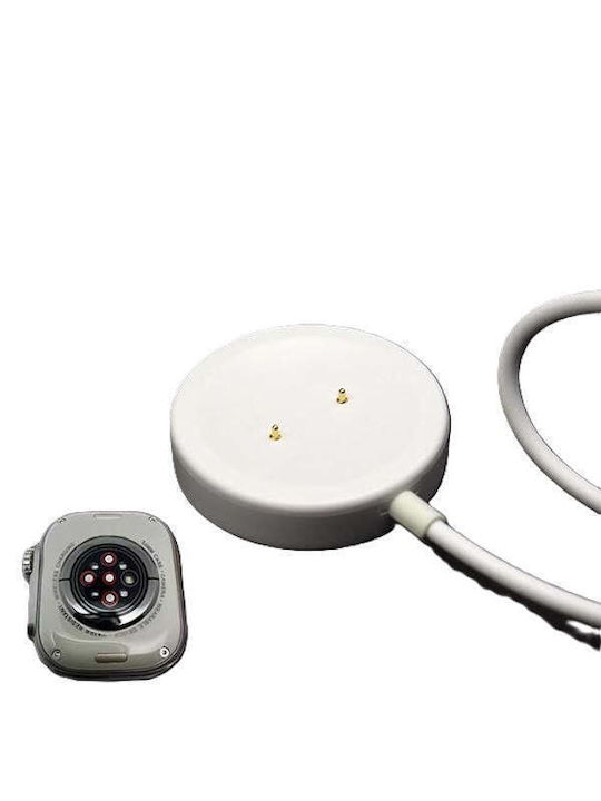 Watch Charging Cable Φορτιστής για WS9C, WS9A, WS9 Pro Μαύρος
