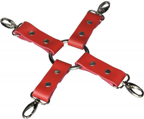 Naughty Toys BDSM Kit Σετ με Φετιχιστικά Ερωτικά Αξεσουάρ σε Κόκκινο Χρώμα 10τμχ