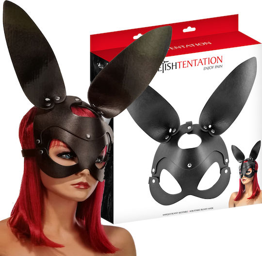 Fetish Tentation BDSM Μάσκα σε Μαύρο Χρώμα