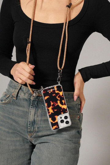 LaCoqueFrancaise Neck Strap for Mobile Phones Brown