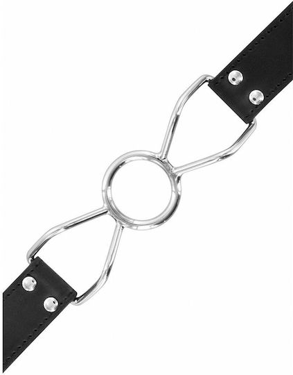 Knebel With Metal Insert And Mouth Opening, Adjustable. Bdsm Gadget.