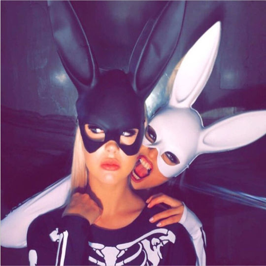 Leg Avenue Masquerade Rabbit Mask BDSM Μάσκα σε Λευκό Χρώμα