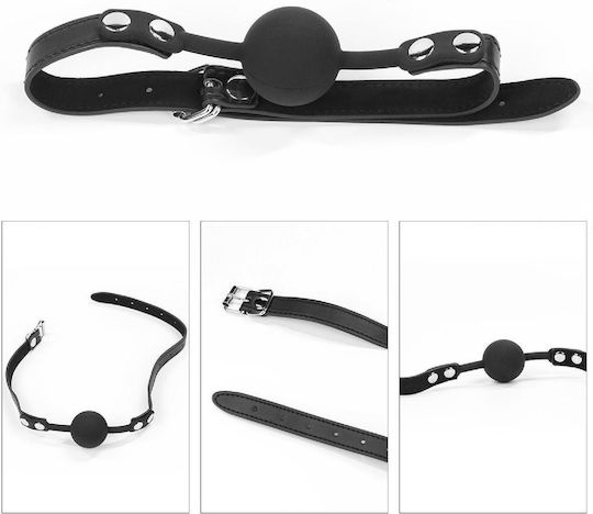 Lovetoy Deluxe Bondage Kit BDSM Kit Blindfold, Gag Ball, G-spot Vibrator & Whip σε Μαύρο Χρώμα 40τμχ