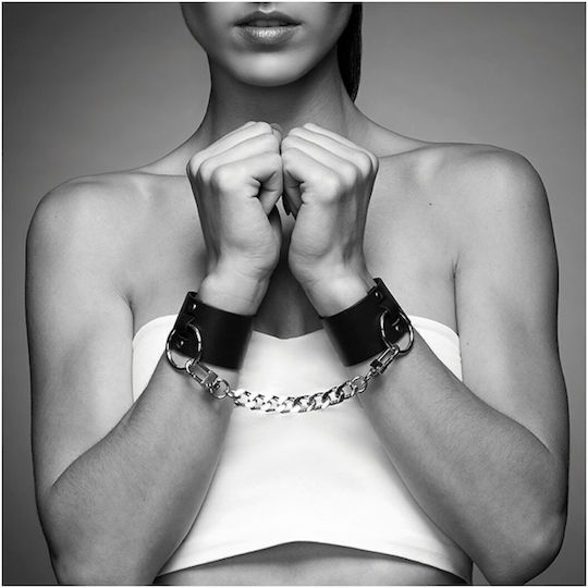Bijoux Indiscrets Maze Wide Cuffs Χειροπέδες σε Μαύρο Χρώμα