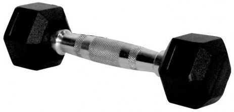 Optimum Dumbbell Hexagon Rubber 1 x 2kg