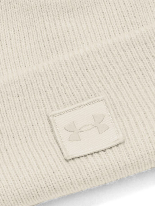 Halftime Beanie Männer Beanie Gestrickt in Beige Farbe
