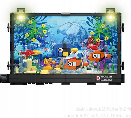 Блокчета Aquarium Blocks Clownfish LED за 8+ години 725бр