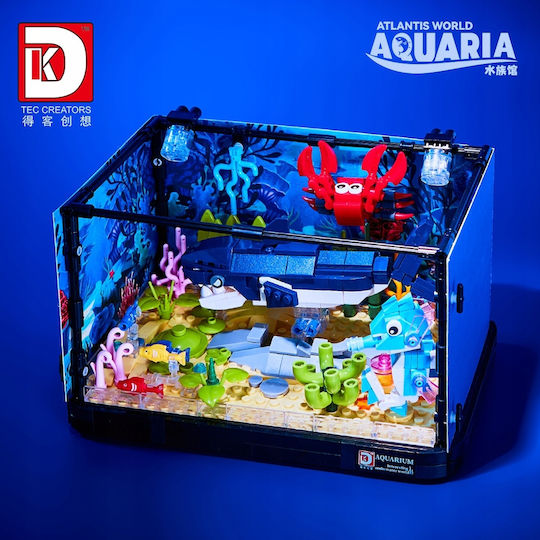 Τουβλάκια Aquarium Blocks Shark Crab LED για 8+ Ετών 725τμχ