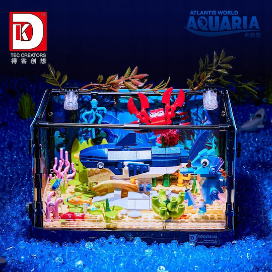 Τουβλάκια Aquarium Blocks Shark Crab LED για 8+ Ετών 725τμχ