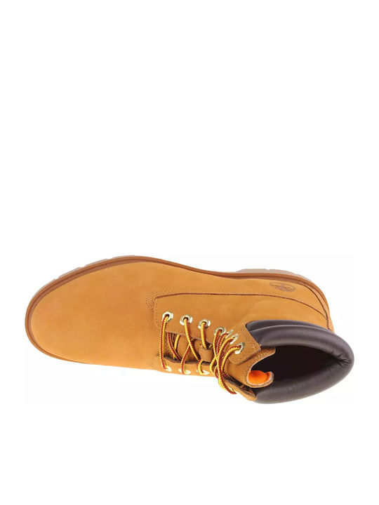 Leather Yellow Men's Boots