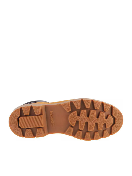 Leather Yellow Men's Boots
