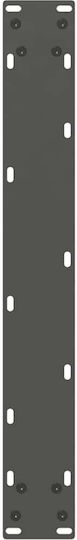 vidaXL Metallisches Möbelbein 2Stücke Für Tisch / Beistelltisch / Büro 60x72cm Anthrazit