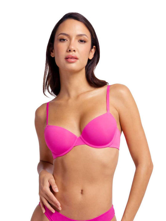 Demi Μαύρο & Ροζ Σουτιέν με Μπανέλες 2Pack