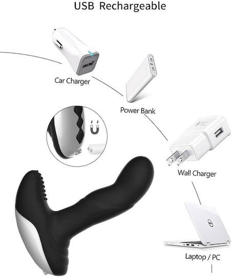 Erotica Anal Vibrator Black