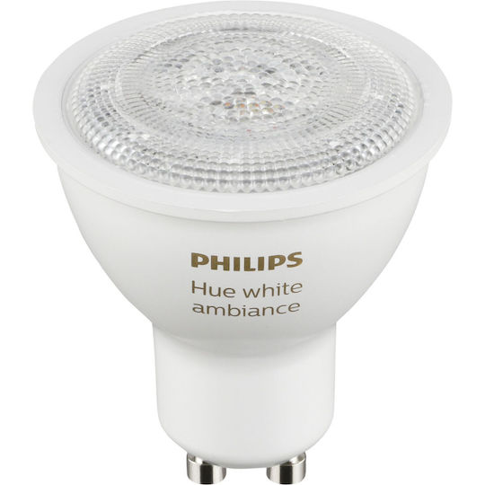 Philips Smart Λάμπες LED 4.3W για Ντουί GU10 και Σχήμα MR16 Θερμό Λευκό 350lm 2τμχ