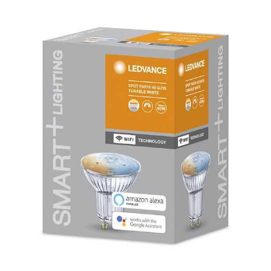 Ledvance Smart LED Bulb 5W for Socket GU10 and Shape PAR16 Adjustable White 350lm Dimmable