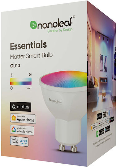 Nanoleaf Smart Bulb LED 5W for Socket GU10 Adjustable White 400lm