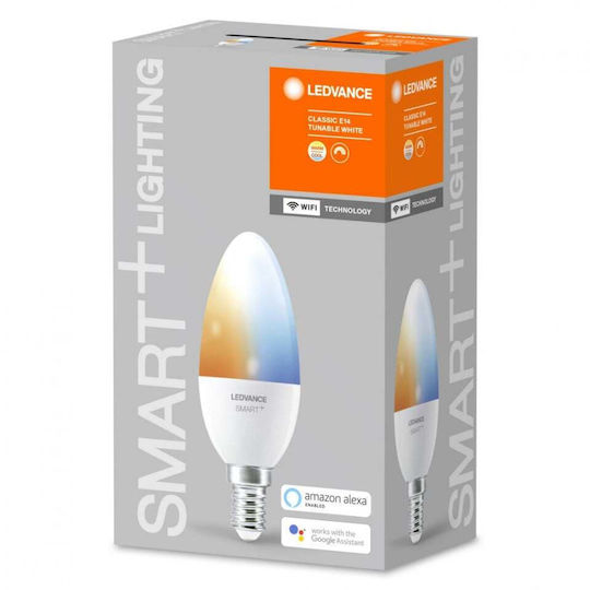 Ledvance Smart Λάμπα LED 5W για Ντουί E14 Ρυθμιζόμενο Λευκό 470lm Dimmable